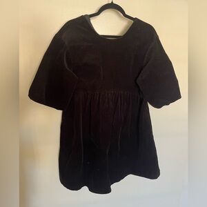 Everlane Corduroy Puffed Sleeve Babydoll Dress